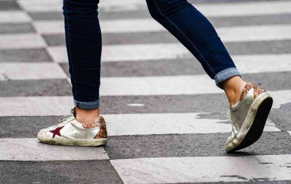 crocodile leather Golden Goose Sky Star Sneakers and shiny cowhide