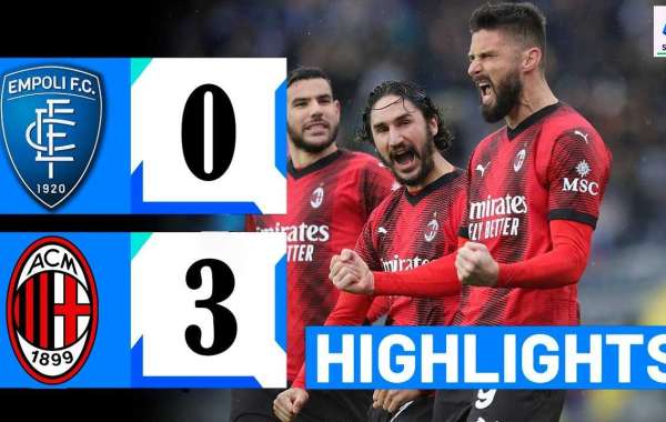 I den 19:e omgången av Serie A slog AC Milan Empoli med 3-0